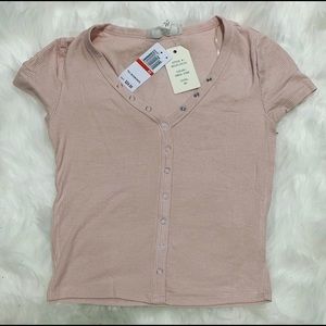 BRAND NEW! xs shell pink Hippie Rose Top.